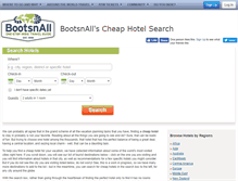 Tablet Screenshot of hotels.bootsnall.com